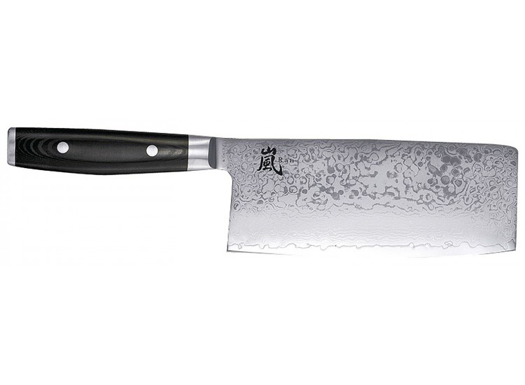 Couteau nakiri japonais Yaxell RAN lame 18cm damas 69 couches