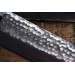 Couteau Santoku japonais artisanal Jikko Japan VG1 16.5cm martelé manche magnolia
