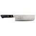 Couteau Nakiri japonais artisanal Jikko VG10 16.5cm damas 33 couches manche 2 rivets
