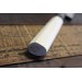 Couteau Sashimi japonais artisanal JIKKO Betsuuchi lame 24cm en White Steel manche magnolia