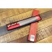 Couteau de chef japonais artisanal Jikko Mahogani Tsuchime 21cm damas 33 couches