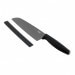 Couteau Santoku KUHN RIKON Colori Titanium revêtement titane 16cm + protège-lame