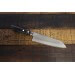 Couteau Santoku japonais artisanal Jikko VG10 16.5cm damas 33 couches manche 2 rivets