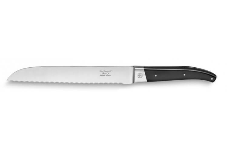 Couteau à pain LOU LAGUIOLE Pro lame dentelée 21cm pleine soie