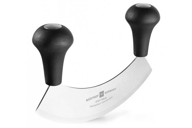 Hachoir demi lune Gourmet de Wusthof, lame 18cm