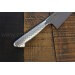 Couteau de chef japonais artisanal Jikko Monaka Tsubatsuki 21cm manche tout inox