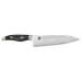 Couteau de chef japonais KAI Shun Nagare lame damas 72 couches Dual Core 23cm manche bombé