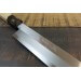 Couteau japonais sahimi 24cm haut de gamme JIKKO Montan acier Blue 2 Steel manche magnolia