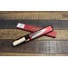 Couteau Kaisaki japonais artisanal JIKKO Betsuuchi lame 12cm en White Steel manche magnolia
