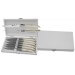 Coffret de 6 couteaux de table Prestige Laguiole Bougna manches en os ouvragé