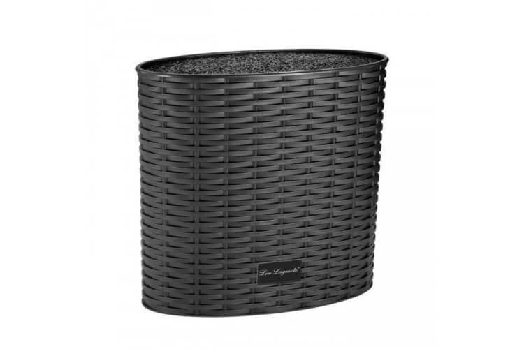 Bloc universel design rond noir LOU LAGUIOLE intérieur fibres PP