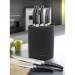 Bloc universel design rond noir LOU LAGUIOLE intérieur fibres PP