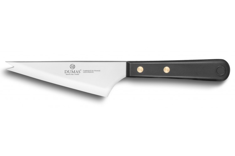Couteau &agrave; fromage 2 dents 32 Dumas Affil inox 13cm manche 2 rivets