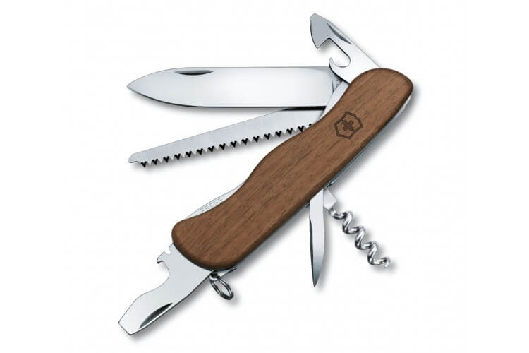 Couteau suisse Victorinox Forester Wood bois de noyer 111mm 10 fonctions