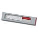 Couteau Santoku Victorinox SwissClassic rouge lame alvéolée 17cm