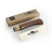 Couteau artisanal Old Bear XL lame inox 10cm manche noyer avec virole