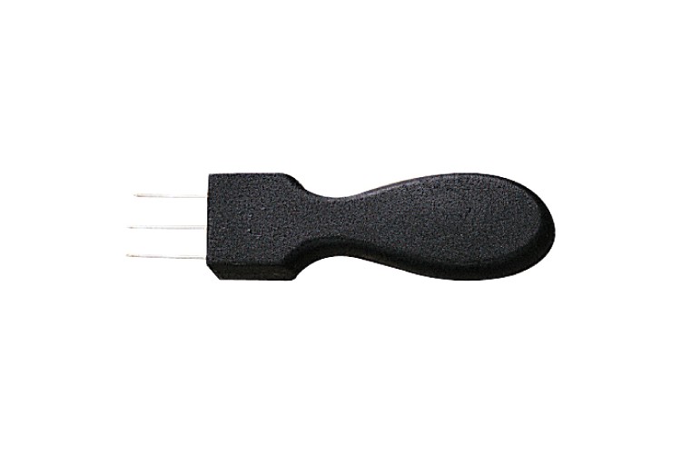 Pique saucisses professionnel 3 pointes en inox