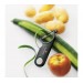 Eplucheur Victorinox pivotant noir double fonction