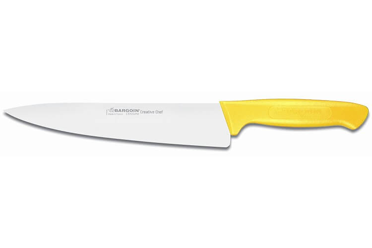 Couteau de chef Bargoin Creative Chef 20cm manche surmoulé jaune