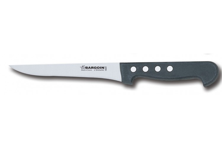 Couteau &agrave; d&eacute;sosser lame droite 17cm Classic 4 rivets Bargoin