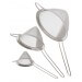 Set de 3 passoires chinois Pradel Excellence acier inox diamètre 8-12-16cm