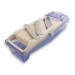Mandoline japonaise professionnelle Benriner 3 lames couloir 6.5cm + poussoir et bac
