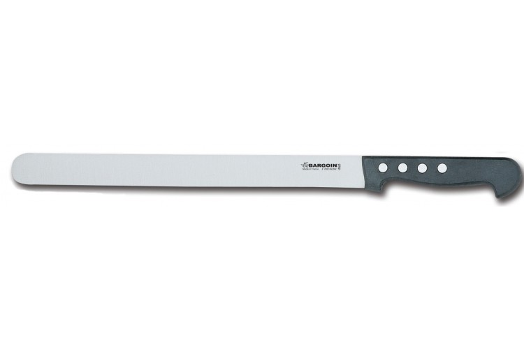Couteau &agrave; jambon 33cm largeur 30mm Classic 4 rivets Bargoin