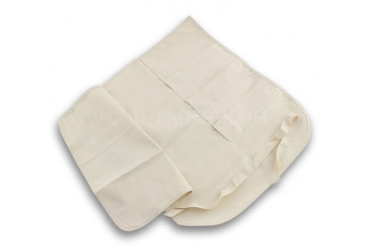 Malette traditionnelle japonaise blanche jusqu'à 4 couteaux