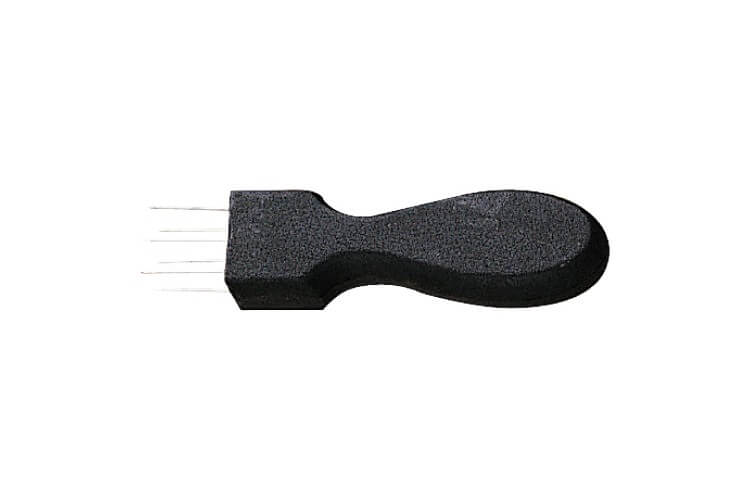 Pique saucisses professionnel 6 pointes en inox