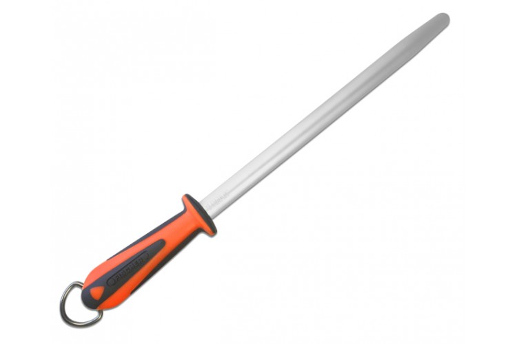 Fusil &agrave; aiguiser FISCHER technologie Fischrom m&egrave;che ovale 30cm taillage extra-fin