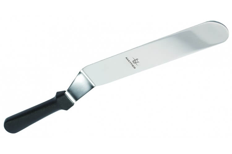 Spatule coudée professionnelle Matfer acier inox flexible 20.5cm