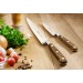 Couteau de chef forgé Sabatier Perigord lame 20cm manche en noyer