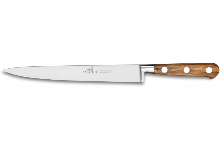 Couteau tranchelard SABATIER Proven&ccedil;ao 100% forg&eacute; 20cm en olivier