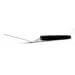 Spatule coudée professionnelle lame inox 22cm manche PP noir