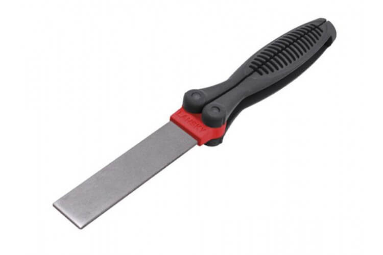Aiguiseur de poche Quadsharp Lansky 4 angles + pierre céramique