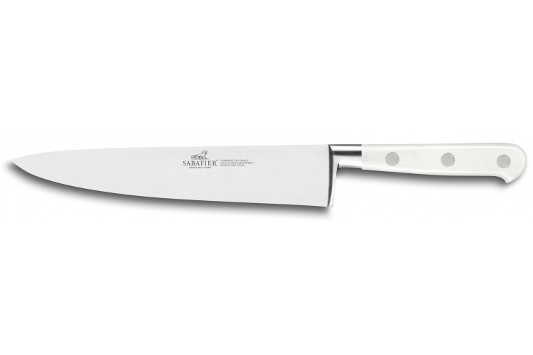 Couteau de chef Sabatier Toque blanche 100% forg&eacute; 20cm