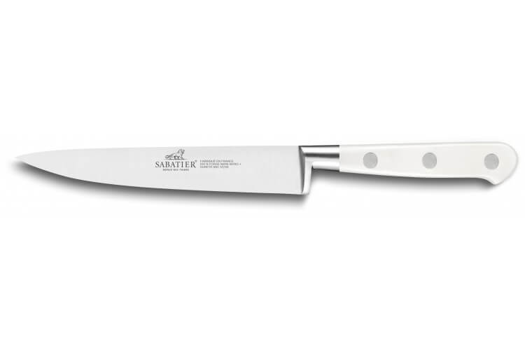 Couteau filet de sole flexible Sabatier Toque blanche 100% forgé 20cm