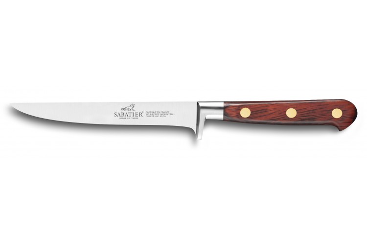 Couteau &agrave; d&eacute;sosser SABATIER Saveur lame 100% forg&eacute;e 13cm 3 rivets