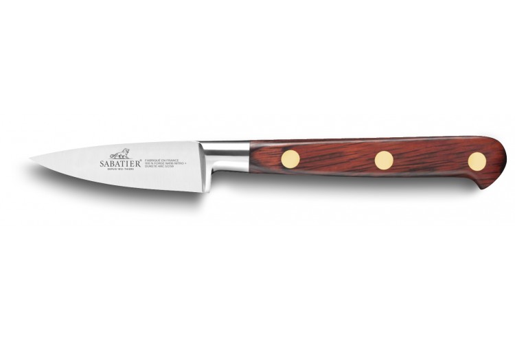 Petit couteau d'office SABATIER Saveur lame 100% forg&eacute;e 5.5cm 3 rivets