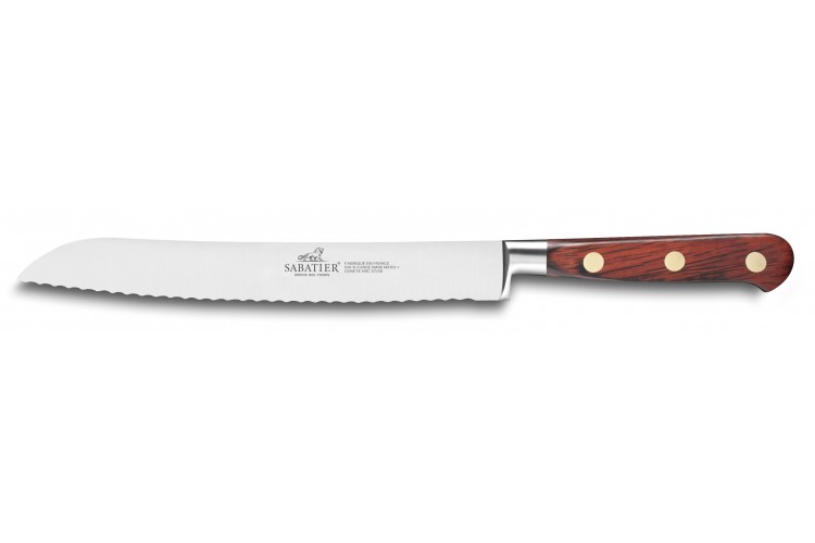 Couteau &agrave; pain SABATIER Saveur lame 100% forg&eacute;e 20cm 3 rivets