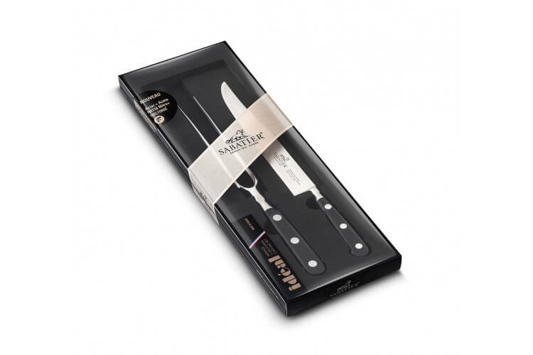 Coffret SABATIER Idéal Inox 100% forgé français 1 couteau + 1 fourchette