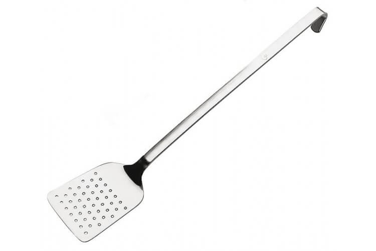 Spatule ajourée professionnelle Matfer acier inox 18/10 système monobloc 50cm