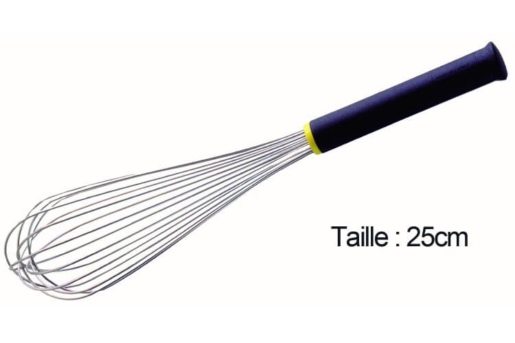 Fouet de cuisine FMC professionnel Matfer 25cm manche Exoglass®