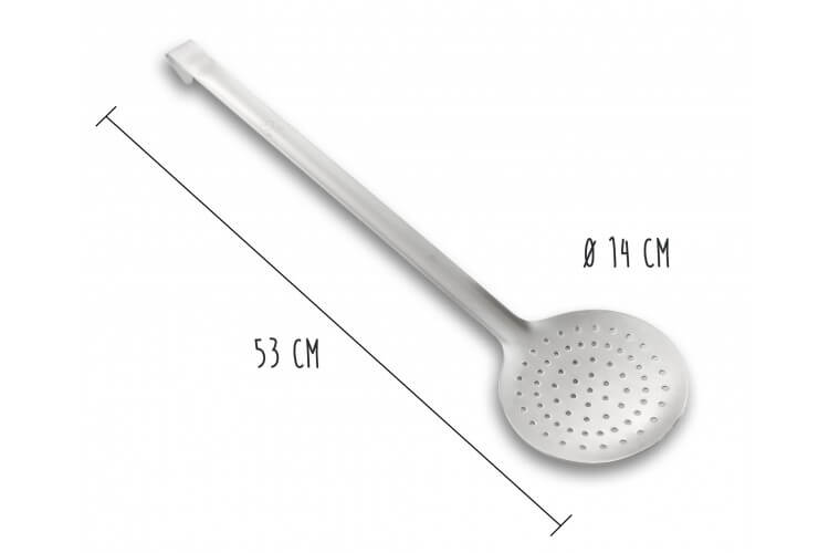 Ecumoire monobloc professionnelle acier inox 18/10 diamètre 14cm Matfer