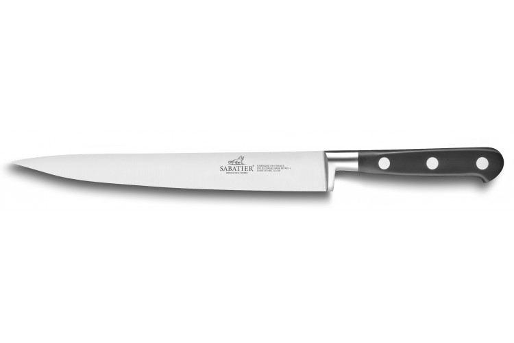 Couteau filet de sole SABATIER Id&eacute;al Inox 100% forg&eacute; lame flexible 20cm