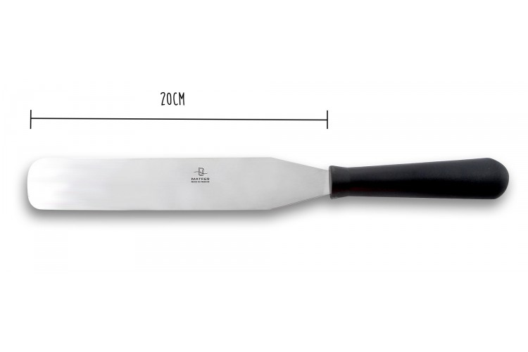 Spatule professionnelle Matfer acier inox flexible 20cm 