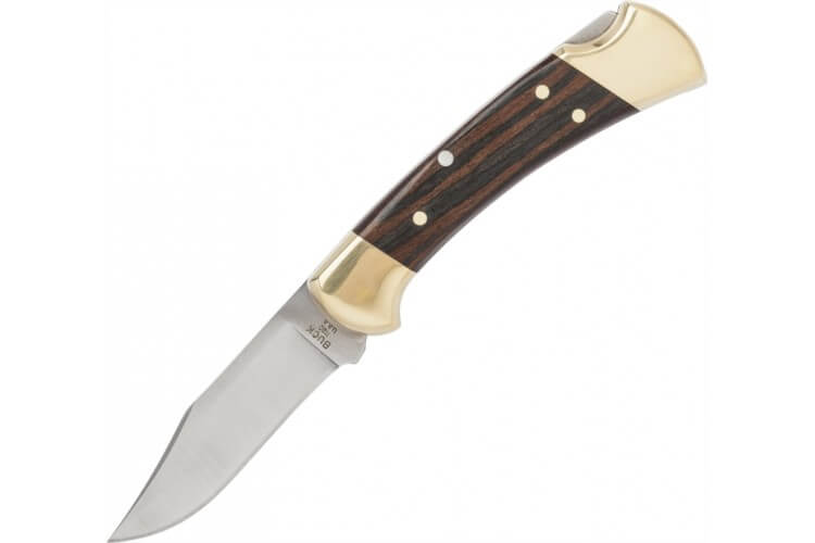 Couteau pliant BUCK 110 Folding Hunter + étui en cuir
