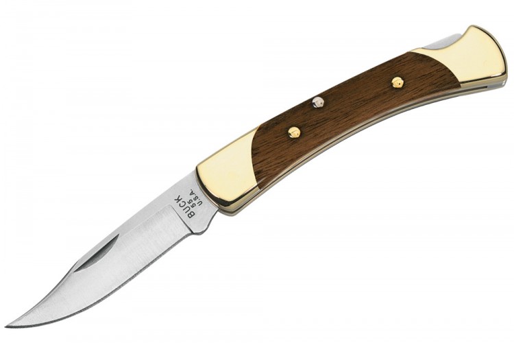Couteau pliant BUCK the 55 n&deg; 55BRS manche en &eacute;b&egrave;ne 9cm