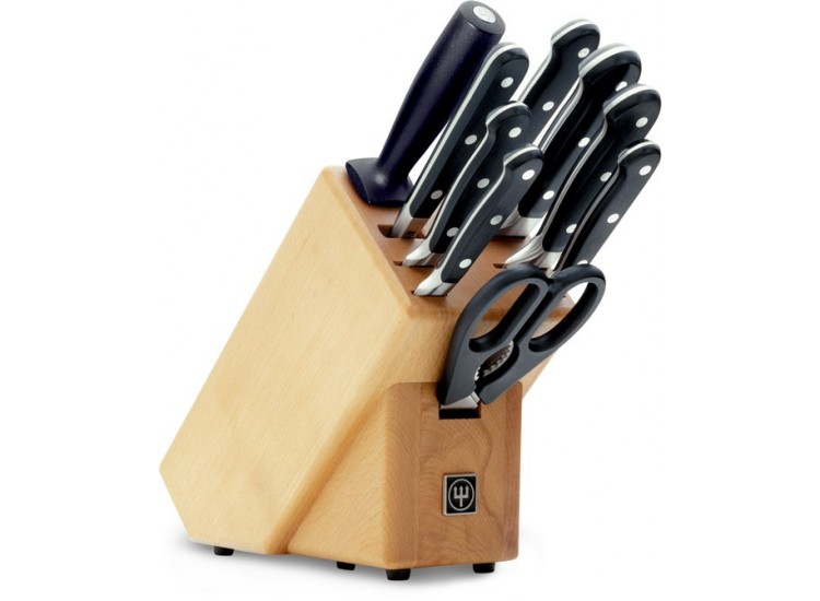 Bloc couteaux 9 pi&egrave;ces Wusthof Classic - 9842