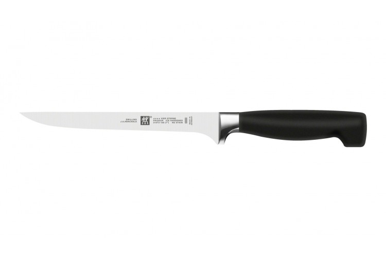 Couteau &agrave; filet Zwilling Four Star lame forg&eacute;e 18 cm